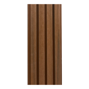 Painel Ripado Madeira Ecológica Externo Cor: Nogal 2,90m x 20cm (0,58m²)